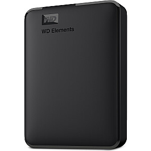 Ārējais HDD WD Elements Portable 6TB Melns (WDBHJS0060BBK-WESN)