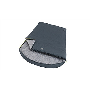 Outwell Campion Lux Double Left-Zipper Guļammaiss Pāriem, Pelēks | Outwell