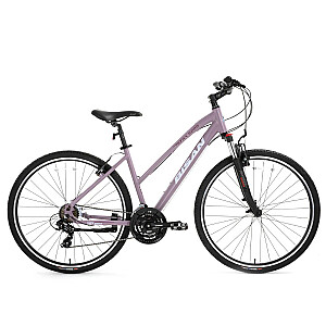 Tūrisma velosipēds Bisan 28 TRX8200-23 City Lady Violēts/balts (Rata izmērs: 28" Rāmja izmērs: S)