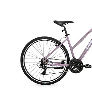 Tūrisma velosipēds Bisan 28 TRX8200-23 City Lady Violēts/balts (Rata izmērs: 28" Rāmja izmērs: S)