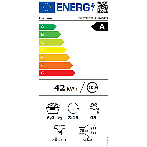 Veļas mašīna Electrolux EW6T4262E