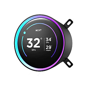 KRAKEN ELITE 280 RGB V2 LCD ūdens dzesēšana