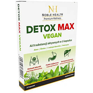 NOBLE HEALTH Detox Max Vegan добавка к пище 21 капсула