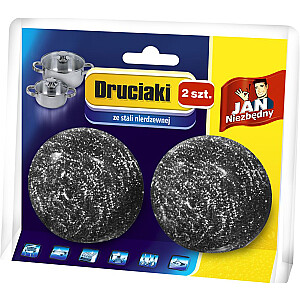 JAN Essential Stainless Steel Scrubber 2шт (8571013738)