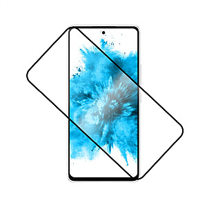 Fiksēts ekrāna aizsargs | Samsung | Galaxy A36 5G/A56 5G | Temperēts stikls | Melns | Pilna pārklājuma 2.5D