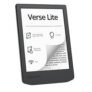Ebook PocketBook Verse Lite 619 6" E-Ink Carta 8GB Wi-Fi Pelēks