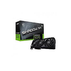 VGA karte MSI GeForce RTX 5070 12G SHADOW 3X OC 12GB GDDR7 192bit HDMI+3xDP PCIe5.0 RETAIL BOX