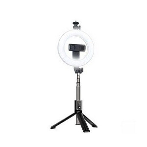 iLike Selfie Stick - bluetooth remote control, tripod and ring lamp - P40D-2 Black