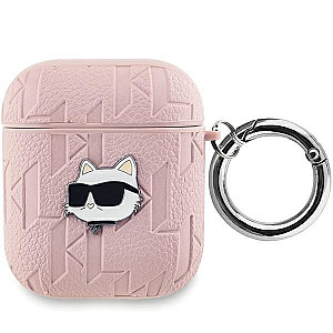 Karl Lagerfeld Karl Lagerfeld Monogram Choupette Head case для AirPods 1 / 2 - розовый