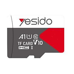 yesido FL14 MircoSD Yesido 16GB with Adapter Black