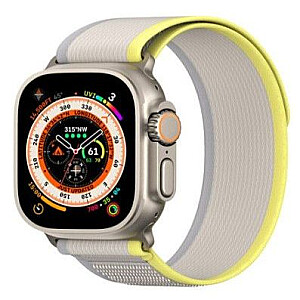 Dux Ducis Sport Velcro Strap for Apple Watch Ultra / 9 / 8 / 7 / 6 / SE / 5 / 4 / 3 / 2 / 1 (42, 44, 45, 49 Yellow