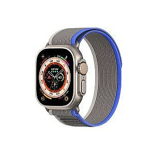 Dux Ducis Sport Velcro Strap для Apple Watch Ultra / 9 / 8 / 7 / 6 / SE / 5 / 4 / 3 / 2 / 1 (42, 44, 45, 49 мм) Синий