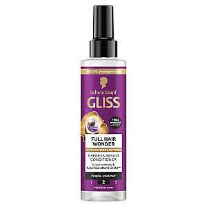 GLISS Full Hair Wonder matējošā kondicionieris 2 Vidēja kopšana 200ml