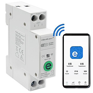 63A реле для DIN-рейки с электрическим счетчиком | eWeLink от Sonoff | Wi-Fi | светодиод