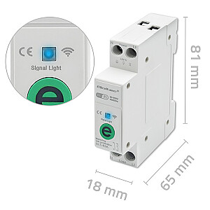 63A реле для DIN-рейки с электрическим счетчиком | eWeLink от Sonoff | Wi-Fi | светодиод