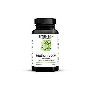 INTENSON Maślan sodu 256mg uztura bagātinātājs 90 kapsulas