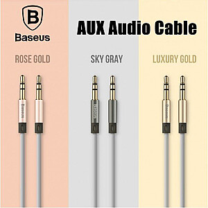 Baseus Universal Fluency Series AUX Audio Cable 1.2M WEBASEAUX-LA0R Rose Gold