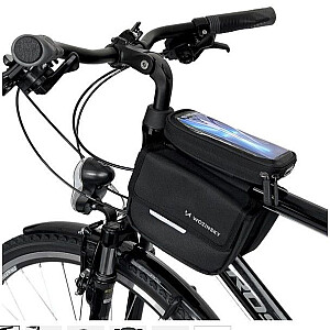 iLike Universal frame bike bag bicycle pannier waterproof phone case 1.5l Black