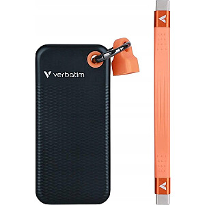 Verbatim Pocket 2TB ārējais SSD melns-oranžs (32197)