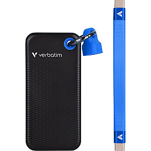 Verbatim Pocket 1TB ārējais SSD melns-zils (32191)