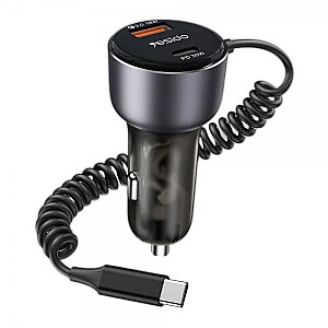 yesido Y56 60W Fast Charging Car Charger | Built-in Type-C car cigarette lighting port charger adapter Gray