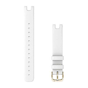 Garmin Lily Leather Watch Strap 14 mm White