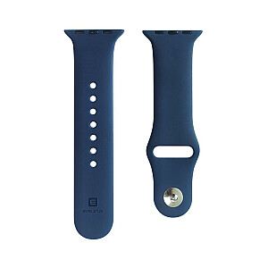 Evelatus Apple Watch 38/40/41mm Silicone Loop Watch Straps (110mm S/M) Blue