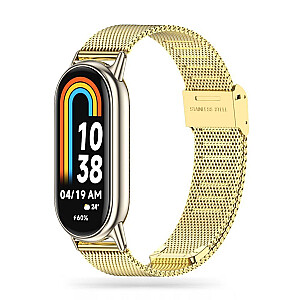 Tech-Protect Tech-Protect MilaneseBand strap for Xiaomi Smart Band 8 / 8 NFC - gold