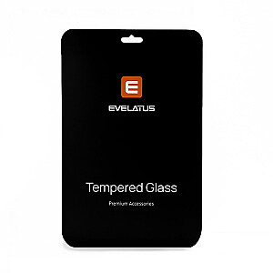 Evelatus Galaxy TAB S9 Plus 3x strong 0.33mm Flat Clear Glass Anti-Static