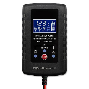 Автоматическое зарядное устройство для AGM GEL аккумулятора STD 6V/12V | 2A | Выпрямитель с функцией ремонта и LED-дисплеем