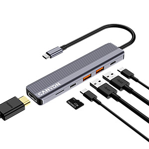 CANYON hub DS-17 6in1 4k USB-C Grey