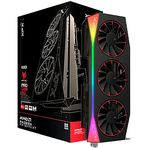 XFX Mercury AMD Radeon RX 9070XT OC Magnetic Air Edition с RGB 16GB GDDR6 HDMI 3xDP, AMD RDNA 4