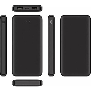 Powerbank 4kom.pl Powerbank ārējā akumulators (POWER BANK) VEGER A10 - 10,000mAh melns (W1065)