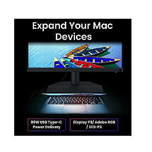 Монитор 23.8 дюйма SW242Q 2K RGB 5ms/400:1/PHOTO/HDMI