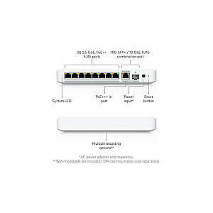 UniFi Switch 8 PoE USW-Flex-2.5G-8-PoE Switch