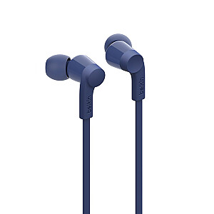 Belkin SoundForm austiņas vadu iekšējās mūzikai/ikdienai USB Type-C zila