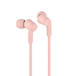 Belkin SoundForm austiņas vadu iekšējās mūzikai/ikdienai USB Type-C rozā