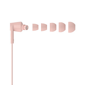 Belkin SoundForm austiņas vadu iekšējās mūzikai/ikdienai USB Type-C rozā