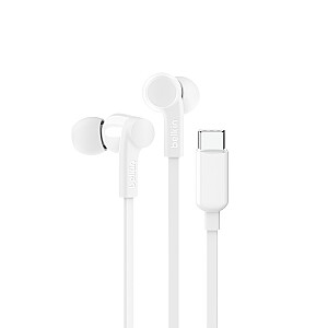 Belkin SoundForm наушники проводные внутриканальные для музыки/повседневного использования USB Type-C белый