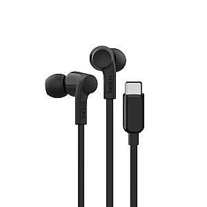 Наушники Belkin SoundForm проводные внутриканальные для музыки/повседневного использования USB Type-C черные