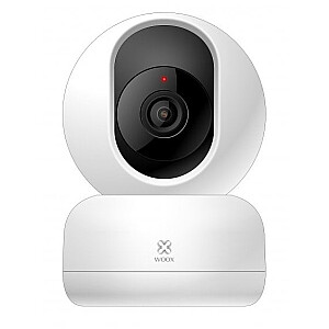 Iekštelpu Full HD viedā PTZ 360° kamera, 1080P, 5V DC, divvirzienu audio, balta, WOOX