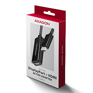 RVD-HI20N Aktīvais adapteris DisplayPort -> HDMI 1.4, 4K/60Hz, 15cm kabelis