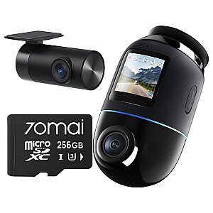 70mai Omni X800 4K комплект черный + 70mai SD карта 256GB