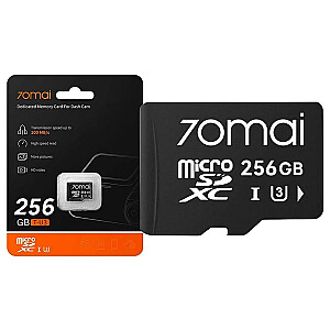 70mai Omni X800 4K melns + 70mai SD karte 256GB