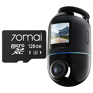 70mai Omni X800 4K melns + 70mai SD karte 128GB