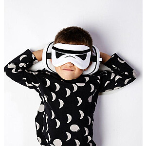 Relaxeazzz Zvaigžņu karu Stormtrooper mīkstā lelle: spilvens + acu maska