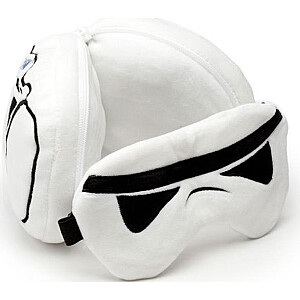 Relaxeazzz Zvaigžņu karu Stormtrooper mīkstā lelle: spilvens + acu maska