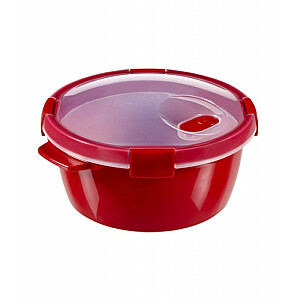 Pārtikas uzglabāšanas trauks Soup 0,9L Smart Eco Microwave Ø16x10cm sarkans