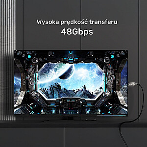 HDMI 2.1 AOC optiskais kabelis 8K 120Hz 3m; C11085GY03-3M 