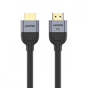 Unitek HDMI kabelis 2.1 8K 60Hz, melns, 3m